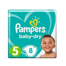 Pampers Baby Dry Size 5 Junior 11-25kg 26 Pieces